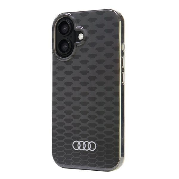 Audi iPhone 16 Mobilskal MagSafe IML Stitching - Svart