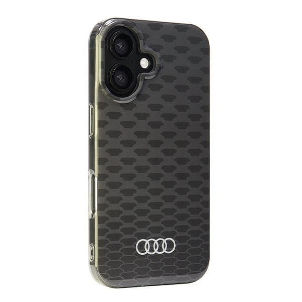 Audi iPhone 16 Mobilskal MagSafe IML Stitching - Svart