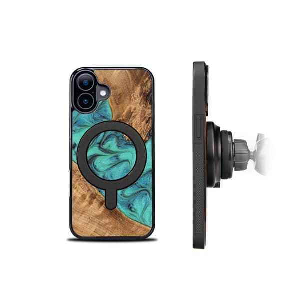 Bewood iPhone 16 Mobilskal MagSafe Unique Turquoise