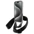 Miniatyrbild 4 av 7: BMW iPhone 16 Mobilskal Carbon Stripe & Strap - Grå