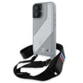 Miniatyrbild 1 av 7: BMW iPhone 16 Mobilskal Carbon Stripe & Strap - Grå