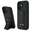 Miniatyrbild 1 av 8: BMW iPhone 16 Mobilskal M Grip Stand Smooth - Svart
