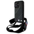 Miniatyrbild 1 av 7: BMW iPhone 16 Mobilskal Carbon Stripe & Strap - Svart