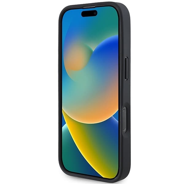 BMW iPhone 16 Mobilskal Motosport IML Random Stripes - Svart