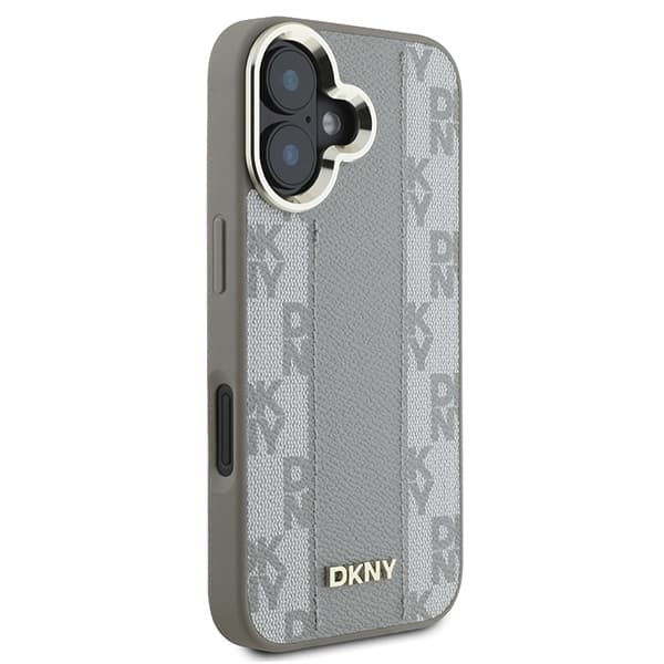 DKNY iPhone 16 Mobilskal MagSafe Checkered Pattern - Beige