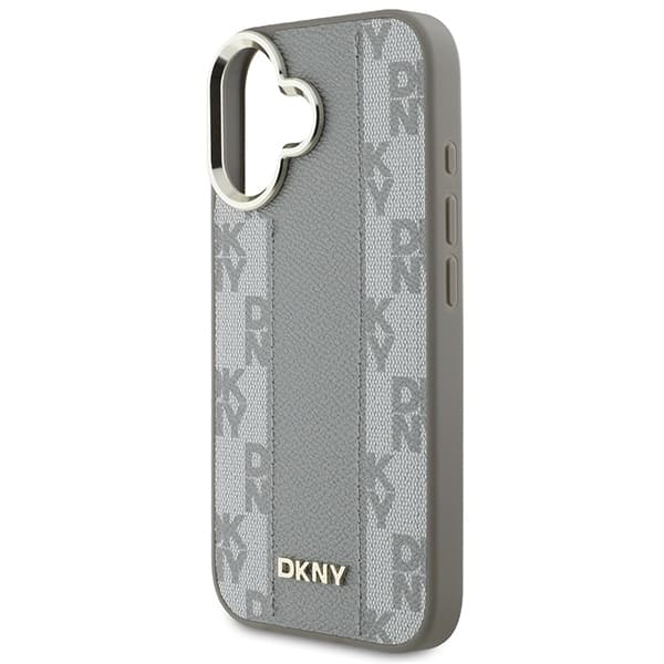DKNY iPhone 16 Mobilskal MagSafe Checkered Pattern - Beige