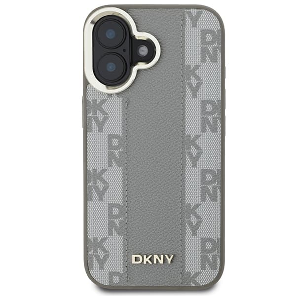 DKNY iPhone 16 Mobilskal MagSafe Checkered Pattern - Beige