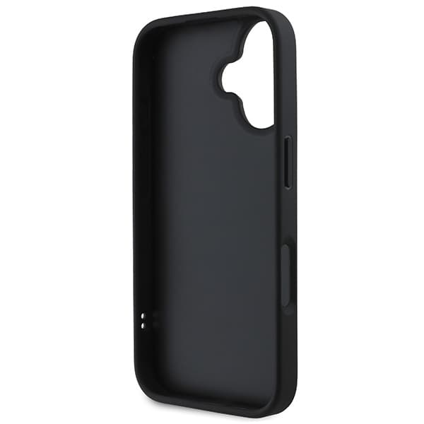 DKNY iPhone 16 Mobilskal Quilted Stack Logo - Svart