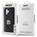 Miniatyrbild 8 av 8: DKNY iPhone 16 Mobilskal Quilted Stack Logo - Svart