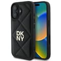 Miniatyrbild 1 av 8: DKNY iPhone 16 Mobilskal Quilted Stack Logo - Svart