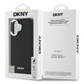 Miniatyrbild 8 av 8: DKNY iPhone 16 Mobilskal MagSafe Plain Silver Logo - Svart