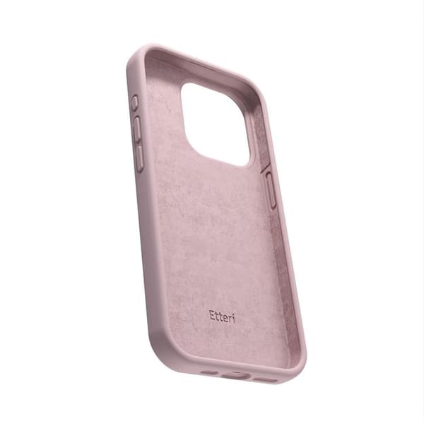 Etteri iPhone 16 Mobilskal Silikon - Ljusrosa