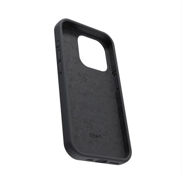 Etteri iPhone 16 Mobilskal Silikon - Svart