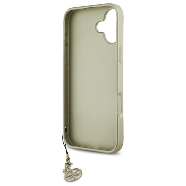 Guess iPhone 16 Mobilskal 4G Charms Collection - Brun