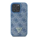Miniatyrbild 2 av 8: Guess iPhone 16 Mobilskal 4G Triangle Strass - Blå