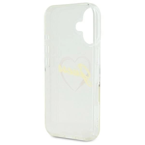 Guess iPhone 16 Mobilskal IML Heart - Transparent