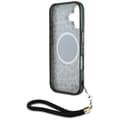 Miniatyrbild 6 av 7: Guess iPhone 16 Mobilskal MagSafe IML Leopard Triangle Cord Strap - Brun
