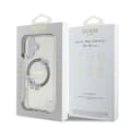 Miniatyrbild 8 av 8: Guess iPhone 16 Mobilskal MagSafe IML Flowers Wreath - Svart