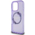 Miniatyrbild 5 av 8: Guess iPhone 16 Mobilskal MagSafe IML Flowers Wreath - Lila