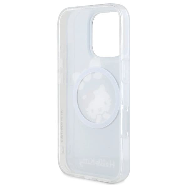 Hello Kitty iPhone 16 Mobilskal MagSafe IML Fun Bow - Svart