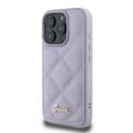Miniatyrbild 3 av 8: Guess iPhone 16 Mobilskal Quilted Metal Logo - Ljuslila
