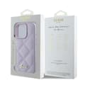 Miniatyrbild 8 av 8: Guess iPhone 16 Mobilskal Quilted Metal Logo - Ljuslila