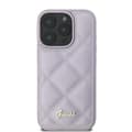 Miniatyrbild 2 av 8: Guess iPhone 16 Mobilskal Quilted Metal Logo - Ljuslila