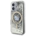 Miniatyrbild 3 av 8: Hello Kitty iPhone 16 Mobilskal MagSafe Liquid Glitter - Svart Guld