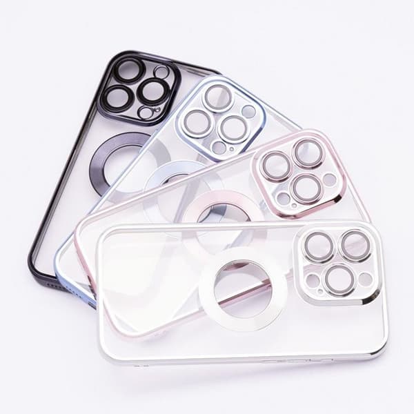 iPhone 16 Mobilskal Glam - Silver