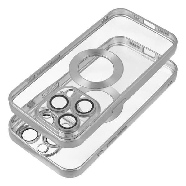 iPhone 16 Mobilskal Glam - Silver