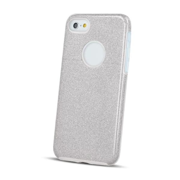 iPhone 16 Mobilskal Glitter 3in1 - Silver