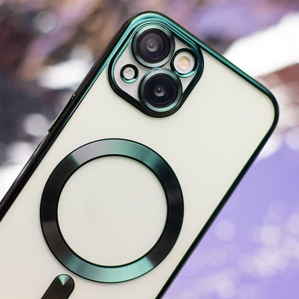 iPhone 16 Mobilskal Magsafe Color Chrome - Grön