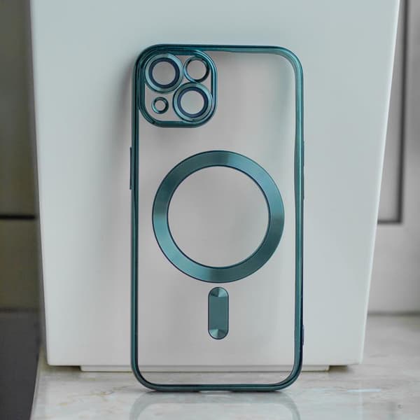 iPhone 16 Mobilskal Magsafe Color Chrome - Grön