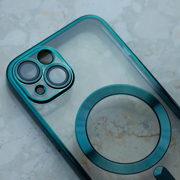 iPhone 16 Mobilskal Magsafe Color Chrome - Grön