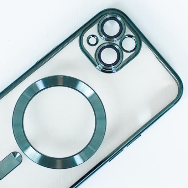 iPhone 16 Mobilskal Magsafe Color Chrome - Grön