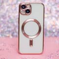 Miniatyrbild 6 av 11: iPhone 16 Mobilskal Magsafe Color Chrome - Rose Guld
