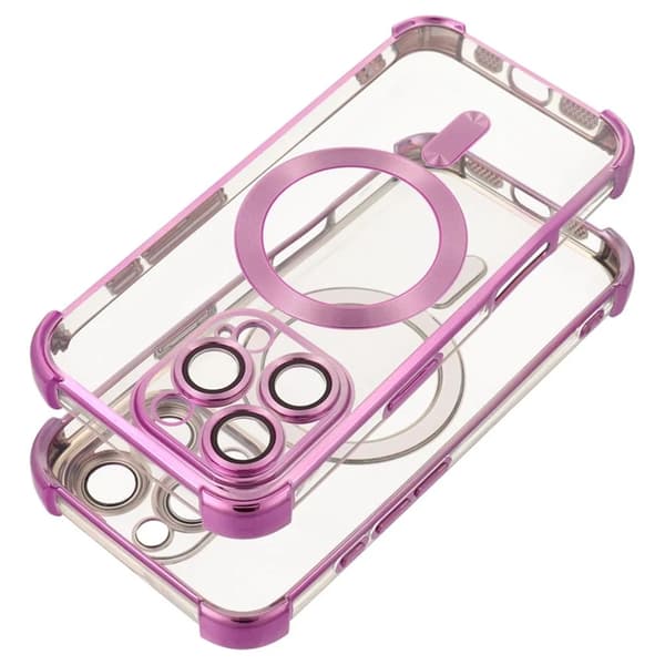 iPhone 16 Mobilskal MagSafe Antishock Electro - Lila