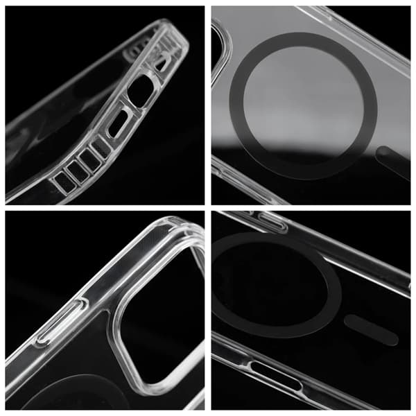 iPhone 16 Mobilskal MagSafe Drop Glue - Svart