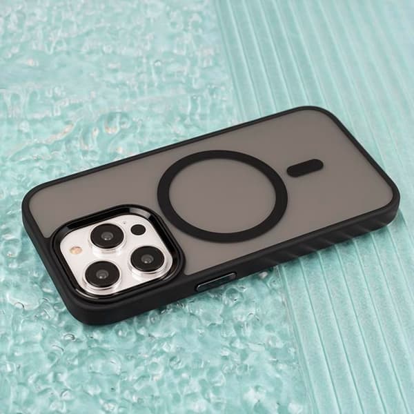 iPhone 16 Mobilskal MagSafe Frozen - Svart