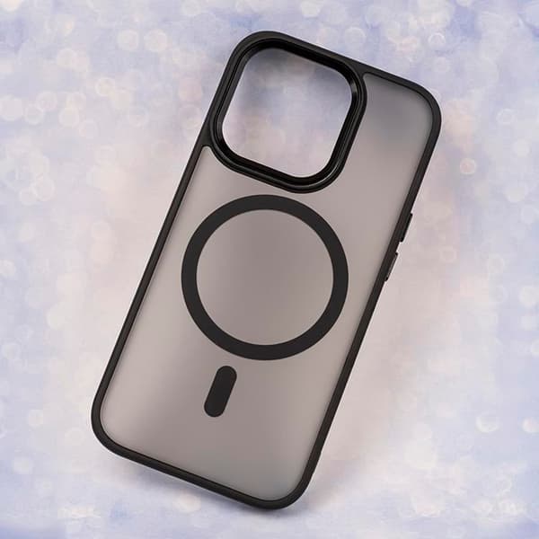 iPhone 16 Mobilskal MagSafe Frozen - Svart