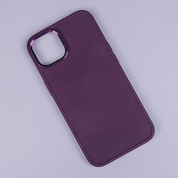 iPhone 16 Mobilskal Satin - Vinröd