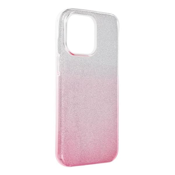 iPhone 16 Mobilskal Shining - Transparent Rosa