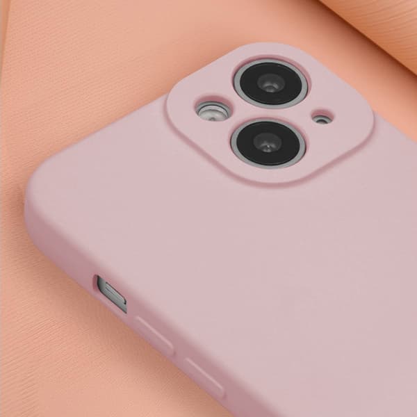 iPhone 16 Mobilskal Silikon - Rosa