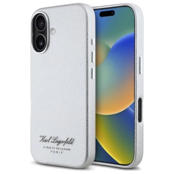 Karl Lagerfeld iPhone 16 Mobilskal Hotel RSG - Grå