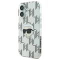 Miniatyrbild 3 av 8: Karl Lagerfeld iPhone 16 Mobilskal IML Karl Head Electroplated - Clear