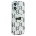 Miniatyrbild 4 av 8: Karl Lagerfeld iPhone 16 Mobilskal IML Karl Head Electroplated - Clear