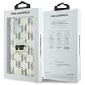 Miniatyrbild 8 av 8: Karl Lagerfeld iPhone 16 Mobilskal IML Karl Head Electroplated - Clear