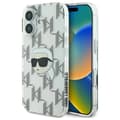 Miniatyrbild 1 av 8: Karl Lagerfeld iPhone 16 Mobilskal IML Karl Head Electroplated - Clear