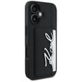 Miniatyrbild 4 av 8: Karl Lagerfeld iPhone 16 Mobilskal Korthållare Metal Signature - Svart