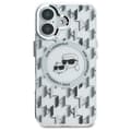 Miniatyrbild 2 av 8: Karl Lagerfeld iPhone 16 Mobilskal MagSafe IML Karl&Choupette
